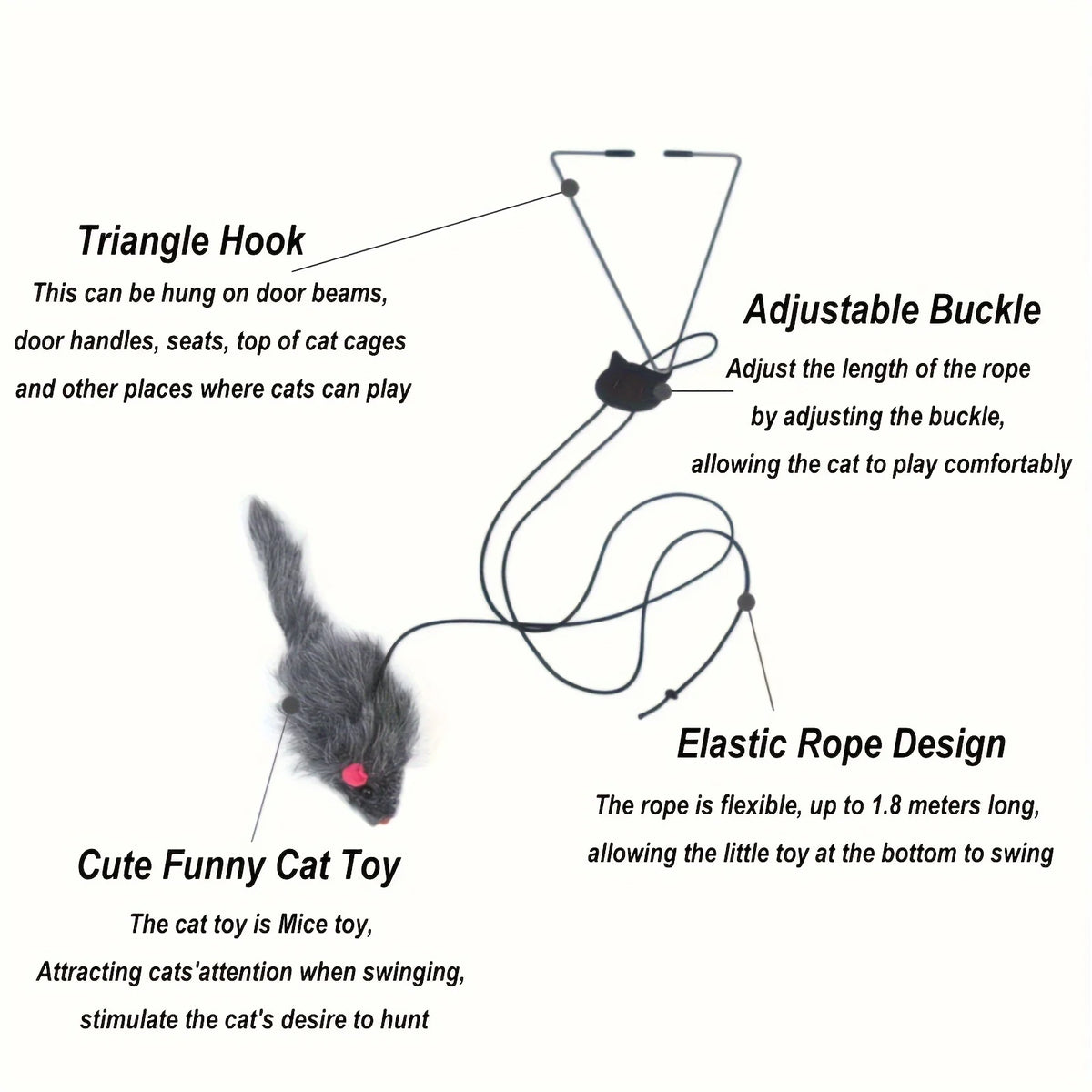 Jouet interactif pour chat