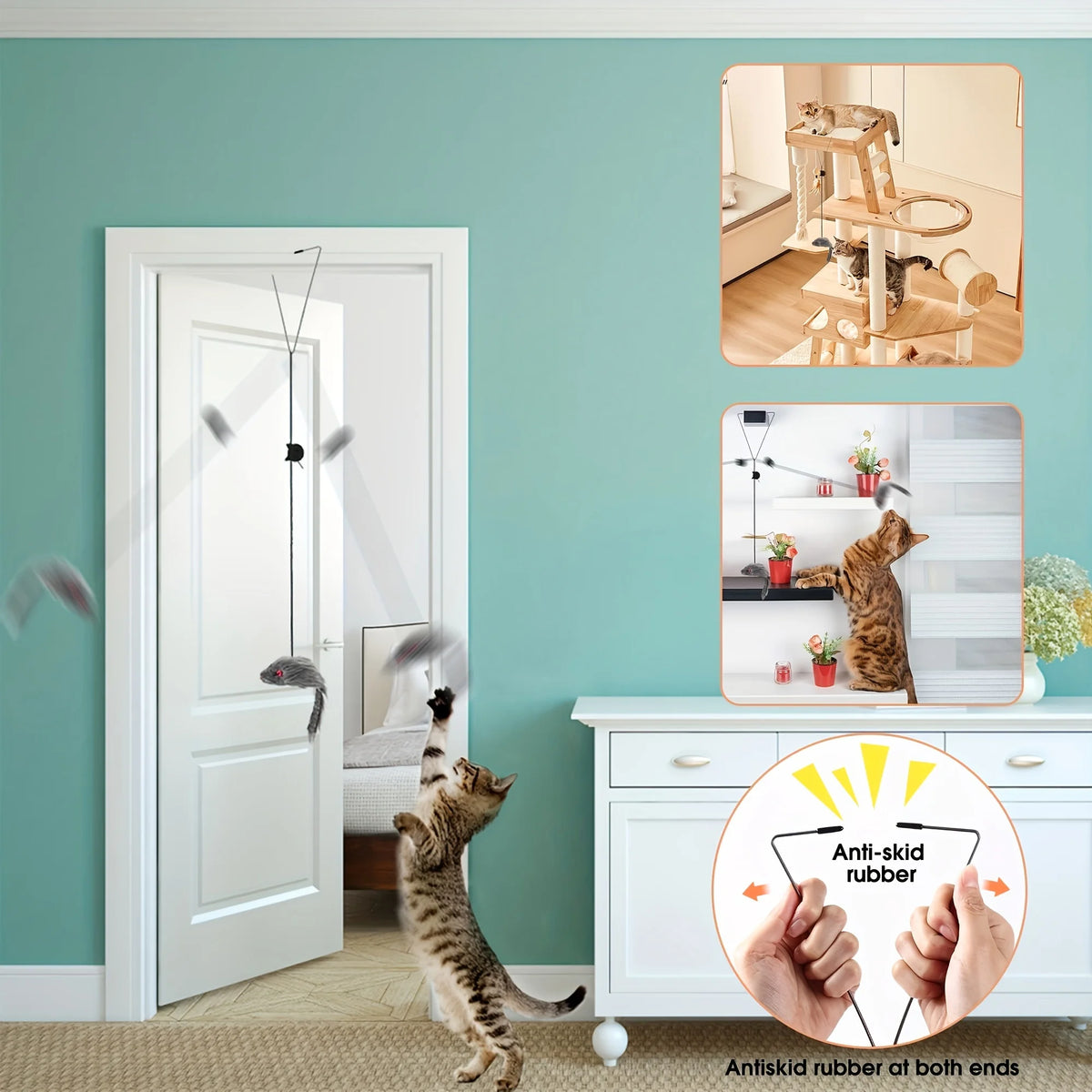 Jouet interactif pour chat