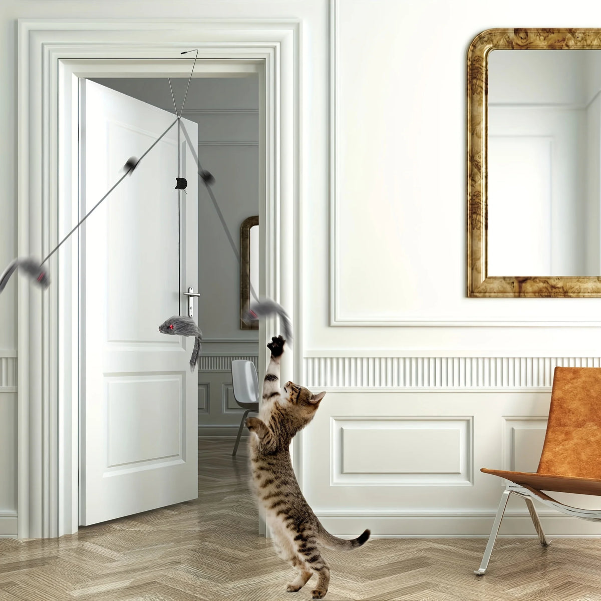 Jouet interactif pour chat
