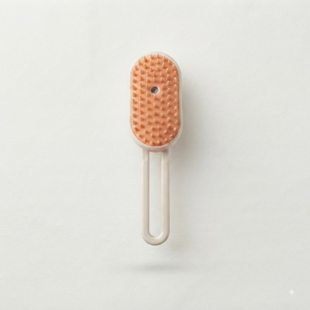 Cat Dog Pet Spray Massage Brush 3 in 1 One Button Steam Spray Folding Rotatable Floating Hair Bath Hair Removal Brush Comb