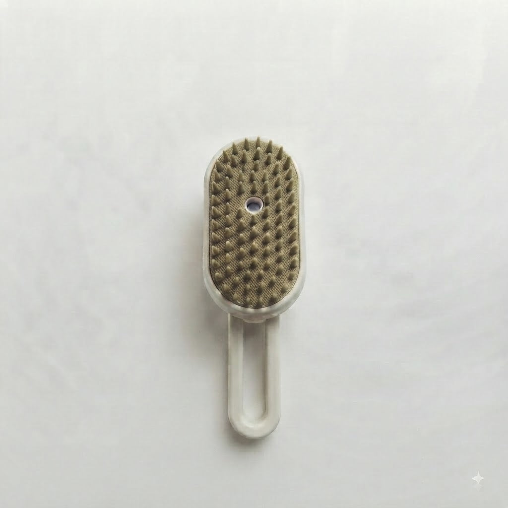 Cat Dog Pet Spray Massage Brush 3 in 1 One Button Steam Spray Folding Rotatable Floating Hair Bath Hair Removal Brush Comb